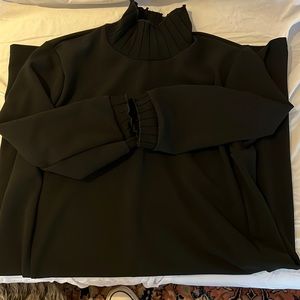 Zara basic high collar dress
